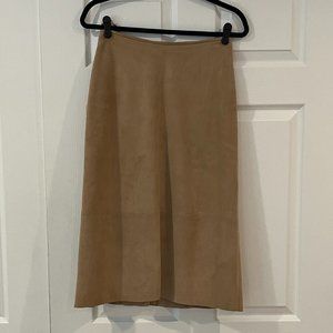 Banana Republic Suede Midi Skirt - Size 4